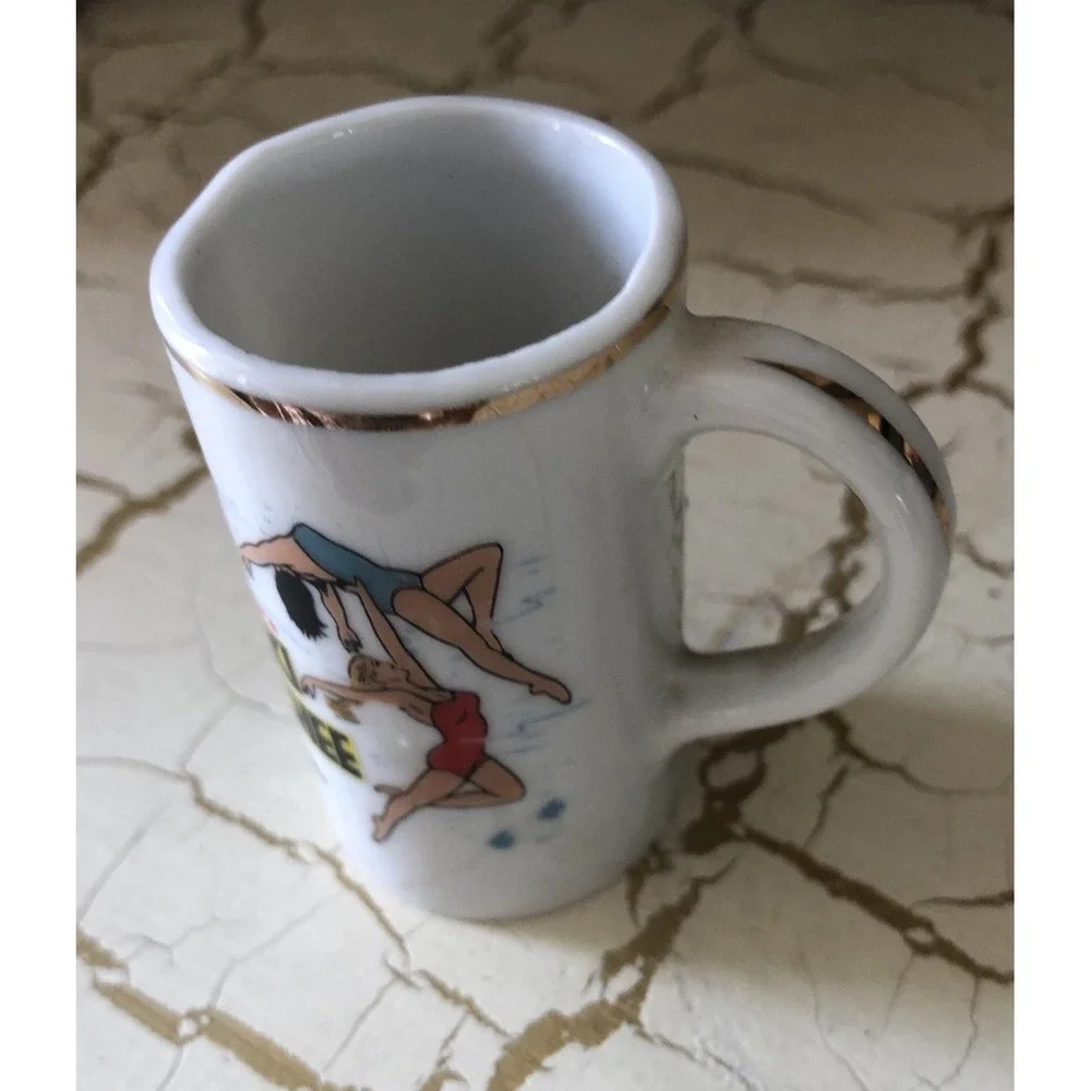Florida's Weeki Wachee Mermaids Shot Glass Cup w/Handle Rare Find